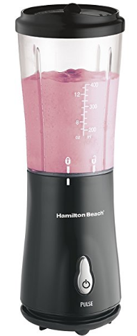 Hamilton Beach Personal Single Serve Blender with Travel Lid, Black (51101BA)