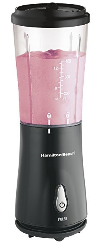 Hamilton Beach 51101BA Personal Blender with Travel Lid, Black