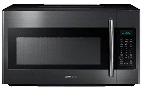 Samsung ME18H704SFG 1.8 Cu. Ft. Black Stainless Steel Over-the-Range Microwave