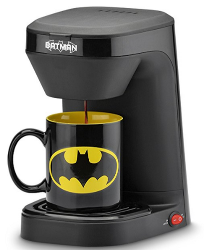 DC Batman 1-Cup Coffee Maker with Mug