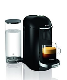 Nespresso VertuoPlus Deluxe Coffee and Espresso Maker by Breville, Black