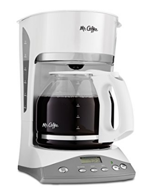 Mr. Coffee 12-Cup Programmable Coffee Maker, White