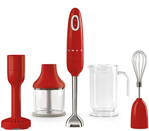 SMEG 50's Style Hand Blender, Red