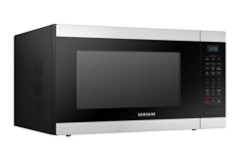 Samsung MS19M8000AS/AA Large Capacity Countertop Microwave Oven with Sensor and Ceramic Enamel Interior, Stainless Steel