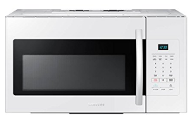 Samsung ME16H702SEW 1.6 Cu. Ft. 1000W Over-the-Range Microwave, White