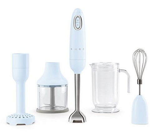 SMEG 50's Style Hand Blender, Pastel Blue