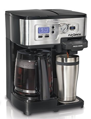 Hamilton Beach FlexBrew Single Serve & Full Pot Coffee Maker (49983A)