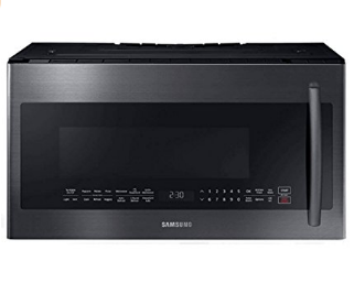 Samsung Black Stainless Steel Over-The-Range Microwave
