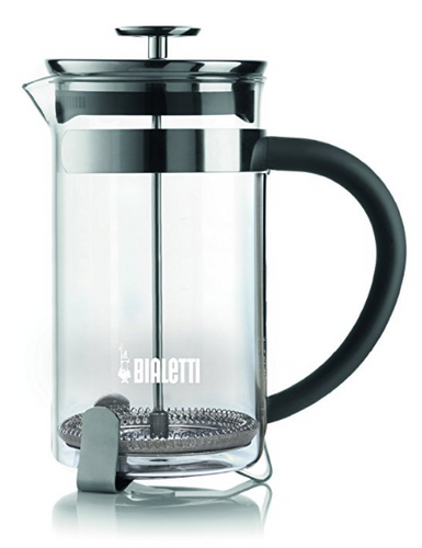 Bialetti 06706 Simplicity 8-Cup French Press Coffee Maker, Stainless Steel, Silver