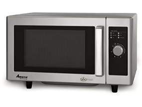 Amana (RMS10DS) 0.8-Cubic Feet 1000-Watt Light Duty Microwave Oven with Dial Timer (Stainless Steel)