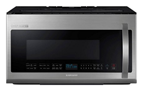 Samsung ME21H9900AS Chef Collection 2.1 Cu. Ft. Stainless Steel Over-the-Range MIcrowave