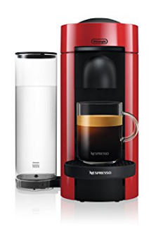 Nespresso VertuoPlus Coffee and Espresso Maker by De'Longhi, Red