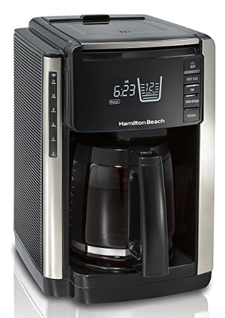 Hamilton Beach 45300 Trucount 12 Cup Programmable Coffee Maker, Black