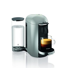 Nespresso VertuoPlus Deluxe Coffee and Espresso Maker by Breville, Silver