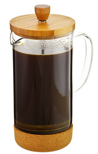 Melbourne French Press Coffee Maker with Bamboo lid and Cork base