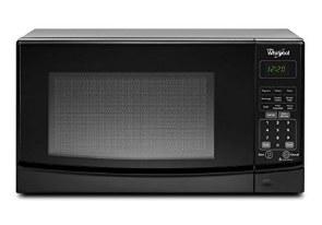 Whirlpool WMC10007AB 0.7 Cu. Ft. Black Countertop Microwave