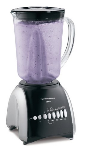 Hamilton Beach WaveMaker 10-Speed Blender with 48 oz Glass Jar, Black (50235)