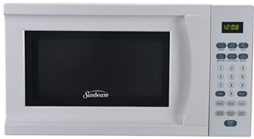 Sunbeam SGS90701W-B 0.7-Cubic Foot Microwave Oven, White