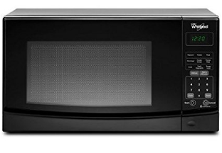 Whirlpool WMC10007AB 0.7 Cu. Ft. Black Countertop Microwave