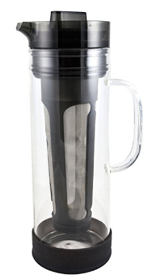 Primula Cold Brew Iced Coffee Maker With Brewing Filter Core, 1.6 Quart, 2-pack