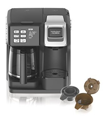 Hamilton Beach 49976 Flex brew 2-Way Brewer Programmable Coffee Maker, Black