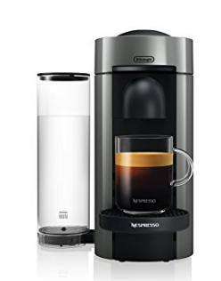 Nespresso VertuoPlus Coffee and Espresso Maker by De'Longhi, Grey