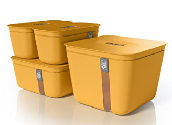 Vacuvita Premium Vacuum Containers Complete Set - Orange
