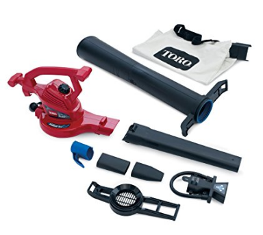 Toro 51621 UltraPlus Leaf Blower Vacuum, Variable-Speed (up to 250 mph) with Metal Impeller, 12 amp