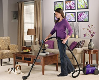 Eureka Mighty Mite Pet Lover Bagged Canister Vacuum Cleaner, 3684F