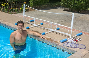 Poolmaster Super Combo Water Volleyball/Badminton Game