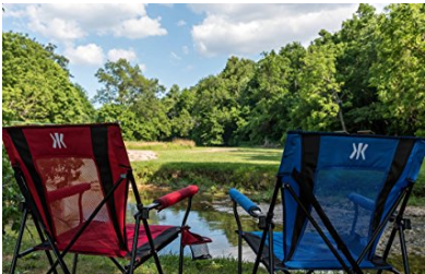 Kijaro Dual Lock Hard Arm Portable Camping and Sports Chair
