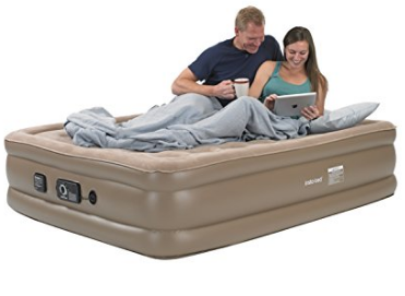 Insta-Bed Raised Air Mattress with Never Flat Pump