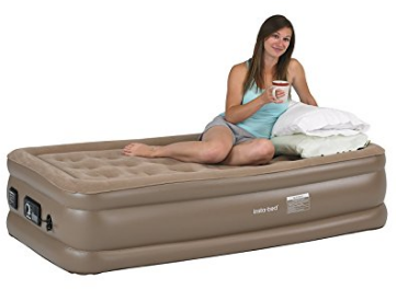 Insta-Bed Raised Air Mattress with Never Flat Pump, Twin