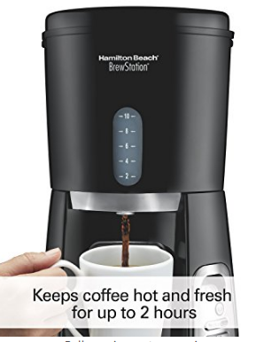 Hamilton Beach 10-Cup Coffee Maker, Programmable BrewStation Dispensing Coffee Machine (47380)