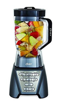 Oster Pro 1200 Blender with Professional Tritan Jar and Food Processor attachment, Metallic Grey