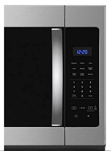 Whirlpool WMH31017HS 1.7 Cu. Ft. 1000W Stainless Over-the-Range Microwave