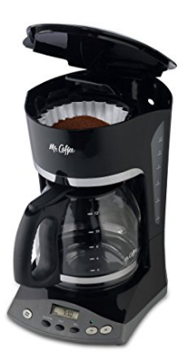 Mr. Coffee Simple Brew 12-Cup Programmable Coffee Maker, Black