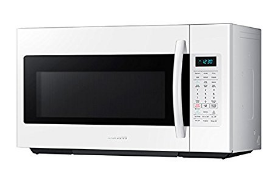 Samsung ME18H704SFW 1.8 Cu. Ft. 1000W Over-the-Range Microwave, White