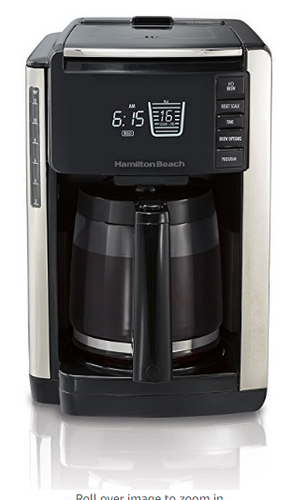 Hamilton Beach 45300 Trucount 12 Cup Programmable Coffee Maker, Black