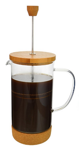 Melbourne French Press Coffee Maker with Bamboo lid and Cork base
