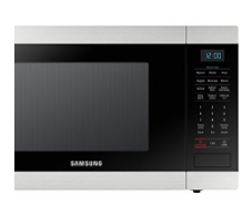 Samsung MS19M8000AS/AA Large Capacity Countertop Microwave Oven with Sensor and Ceramic Enamel Interior, Stainless Steel