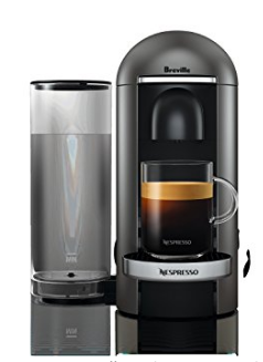 Nespresso VertuoPlus Deluxe Coffee and Espresso Maker by Breville, Titan