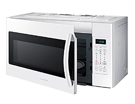 Samsung ME18H704SFW 1.8 Cu. Ft. 1000W Over-the-Range Microwave, White