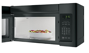 GE JNM3163DJBB 1.6 Cu. Ft. Black Over-the-Range Microwave