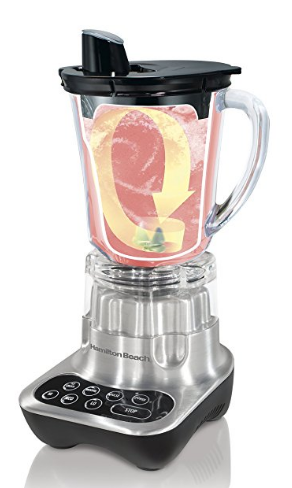 Hamilton Beach Smoothie Smart 700-Watt Blender with 40 oz Glass Jar, Silver (56222)
