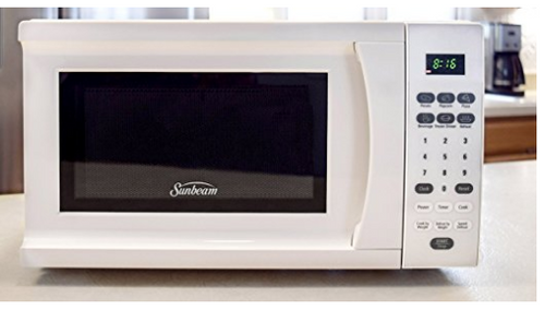 Sunbeam SGS90701W-B 0.7-Cubic Foot Microwave Oven, White