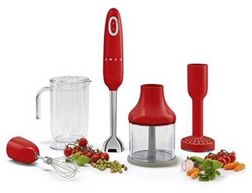 SMEG 50's Style Hand Blender, Red
