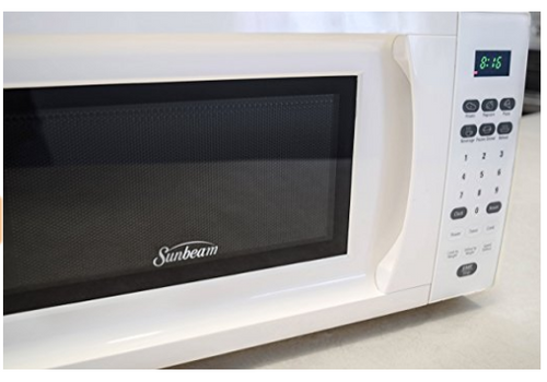 Sunbeam SGS90701W-B 0.7-Cubic Foot Microwave Oven, White