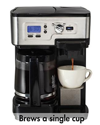 Hamilton Beach FlexBrew Single Serve & Full Pot Coffee Maker (49983A)