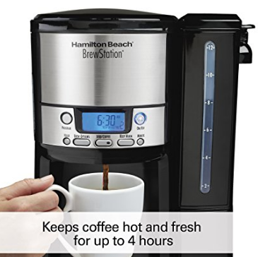 Hamilton Beach 12-Cup Coffee Maker, Programmable BrewStation Dispensing Coffee Machine (47900)